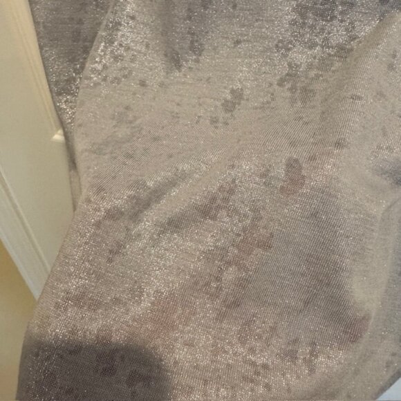 Zenergy by Chicos Sparkly Tee Shirt, Size 1, Gray/Silver - Picture 5 of 5